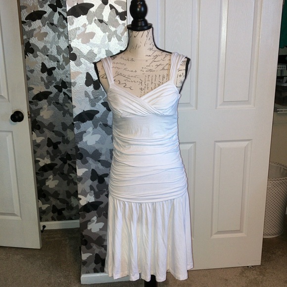 Bebe Ruched Dress - Picture 1 of 4